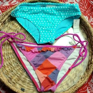 2 Piece Swim Bottoms Bundle size medium